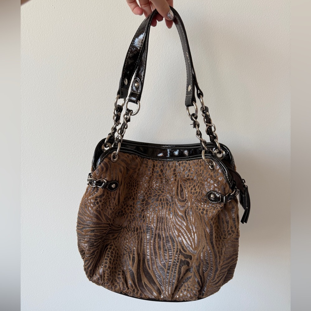 Vintage Alfred Dunner Printed Shoulder Bag